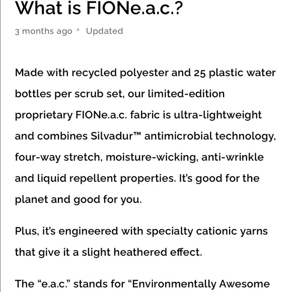 SOLD NWT Figs Lekei Scrub Top in Marine - Picture 5 of 5